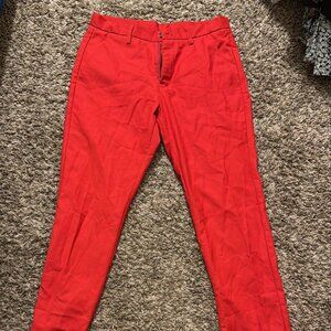 Red vest and pants set